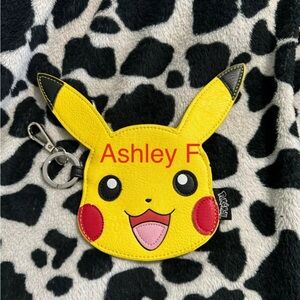 Pokémon Pikachu loungefly coin purse heart logo